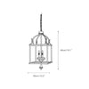 traditional brown iron wood birdcage chandelier
