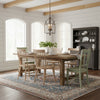 traditional brown iron wood birdcage chandelier