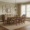 traditional brown iron wood birdcage chandelier