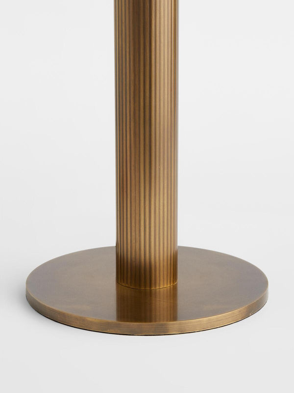 traditional gold fluted glass table lamp