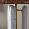 traditional white marble gold table lamp