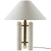 traditional white marble gold table lamp