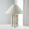 traditional white marble gold table lamp