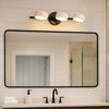 travertine rotatable led vanity wall sconce