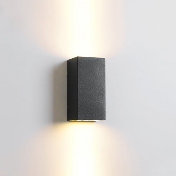 Two Light Effect Optional Waterproof Led Wall Light For Outdoor Villa Courtyard