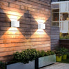 Two Way Luminous Design Outdoor Waterproof Led Wall Light With Adjustable Beam Angle