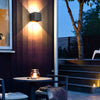Two Way Luminous Design Outdoor Waterproof Led Wall Light With Adjustable Beam Angle