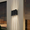 Arc Waterproof Wave Wall Sconces Outdoor Cool Led Up And Down Wall Mounted Lights