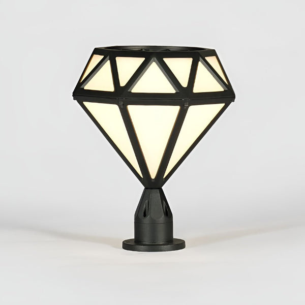 Unique Diamond Shaped Led Post Lights Outdoor Lights Waterproof Fence Post Lights