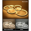 Elegant Semi Flush Mount Ceiling Lights With Unique Overlapping Rings