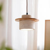 vintage yellow travertine solid wood bedside chandelier
