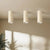 wabi sabi beige travertine cylinder ceiling lamp