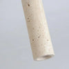 wabi sabi beige travertine cylinder ceiling lamp