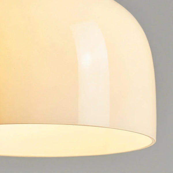 wabi sabi beige travertine frosted glass pendant light