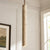 wabi sabi cylinder travertine pendant light kitchen island