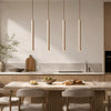 wabi sabi cylinder travertine pendant light kitchen island