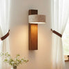 wabi sabi natural travertine led wall sconce