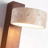 wabi sabi natural travertine led wall sconce