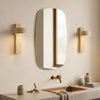 wabi sabi natural travertine led wall sconce