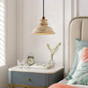 wabi sabi travertine bell pendant light