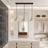 wabi sabi travertine bell pendant light