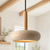 wabi sabi travertine disc pendant light