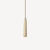 wabi sabi yellow travertine white oak chandelier