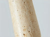 wabi sabi yellow travertine white oak chandelier