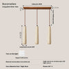 wabi sabi yellow travertine white oak chandelier