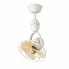 walnut cage ceiling fan pivoting head