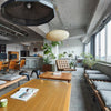 washi paper pendant light white for dining room bedroom