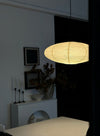 washi paper pendant light white for dining room bedroom