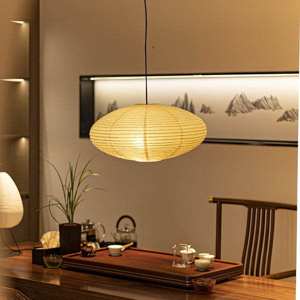washi paper pendant light white for dining room bedroom