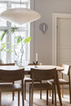 washi paper pendant light white for dining room bedroom
