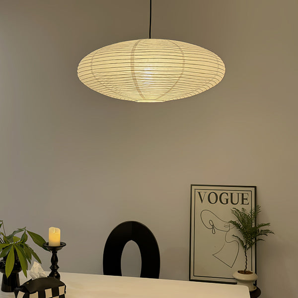 washi paper pendant light white for dining room bedroom