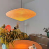 washi paper pendant light white for dining room bedroom