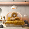 white resin cloud dome pendant lamp
