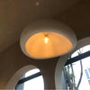 white resin cloud dome pendant lamp