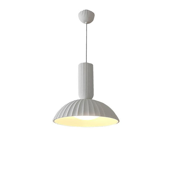 white resin led pendant light for dining room kitchen island