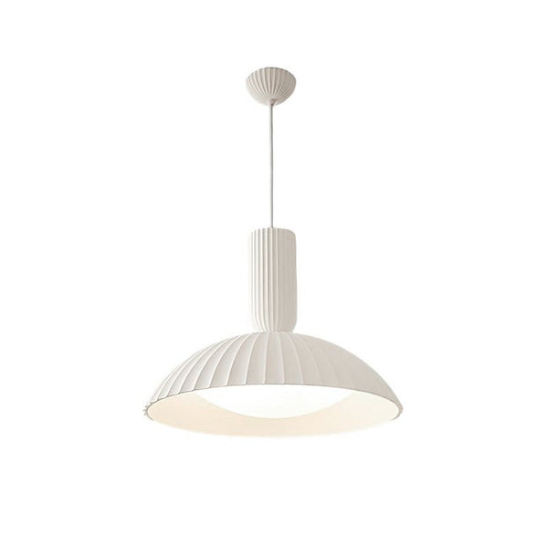 white resin led pendant light for dining room kitchen island