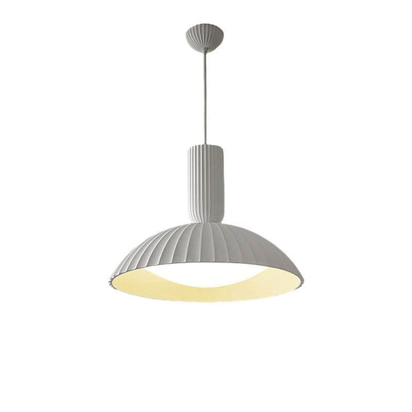 white resin led pendant light for dining room kitchen island