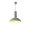 white resin led pendant light for dining room kitchen island