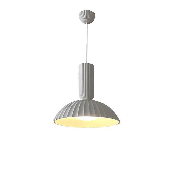 white resin led pendant light for dining room kitchen island