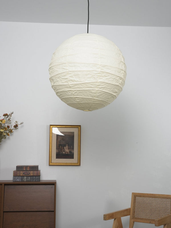white washi paper cloud pendant lamp