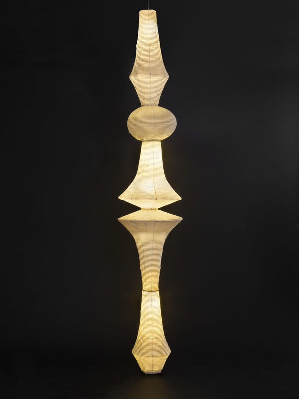 white washi paper pendant light for dining room and bedroom