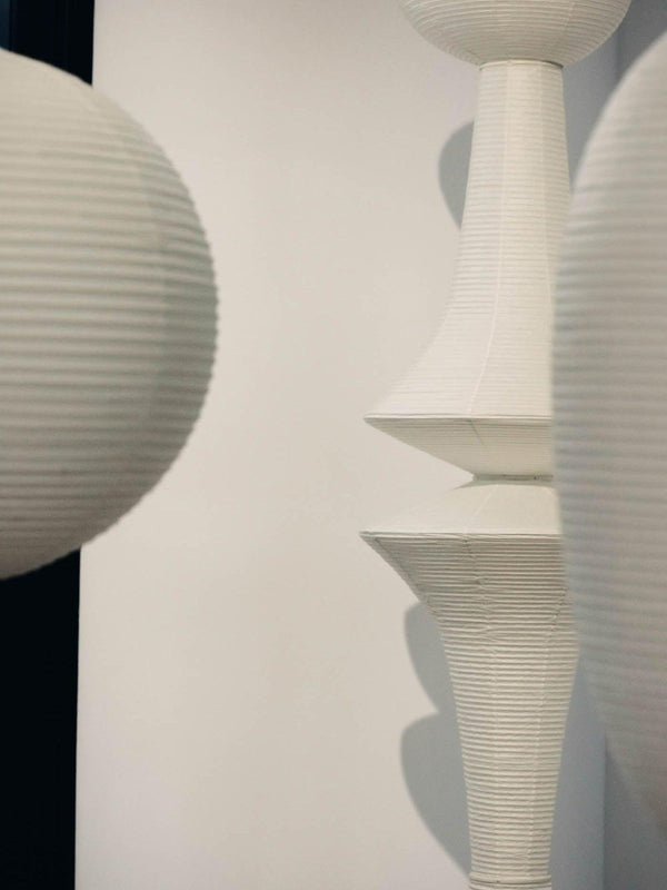 white washi paper pendant light for dining room and bedroom