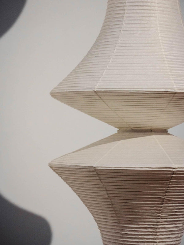white washi paper pendant light for dining room and bedroom