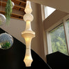 white washi paper pendant light for dining room and bedroom