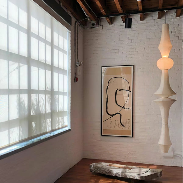 white washi paper pendant light for dining room and bedroom