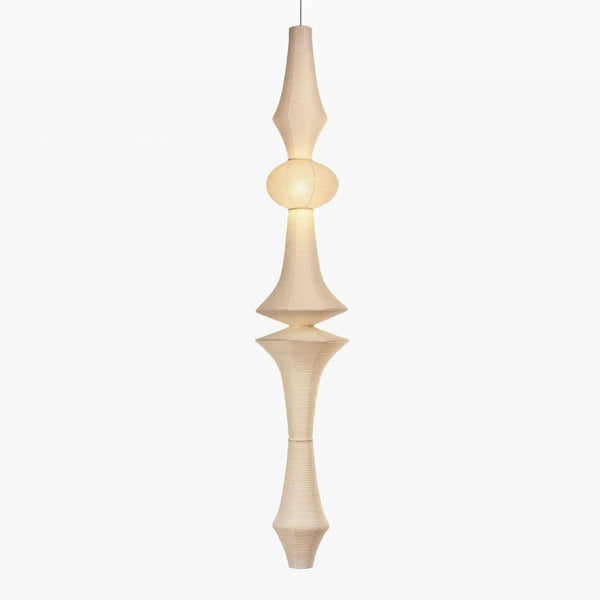 white washi paper pendant light for dining room and bedroom